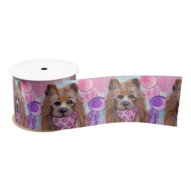 AUSTRALIAN TERRIER   SATIN RIBBON (Spool)