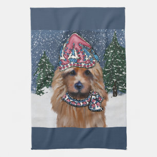 Australian Terrier Tea Towel