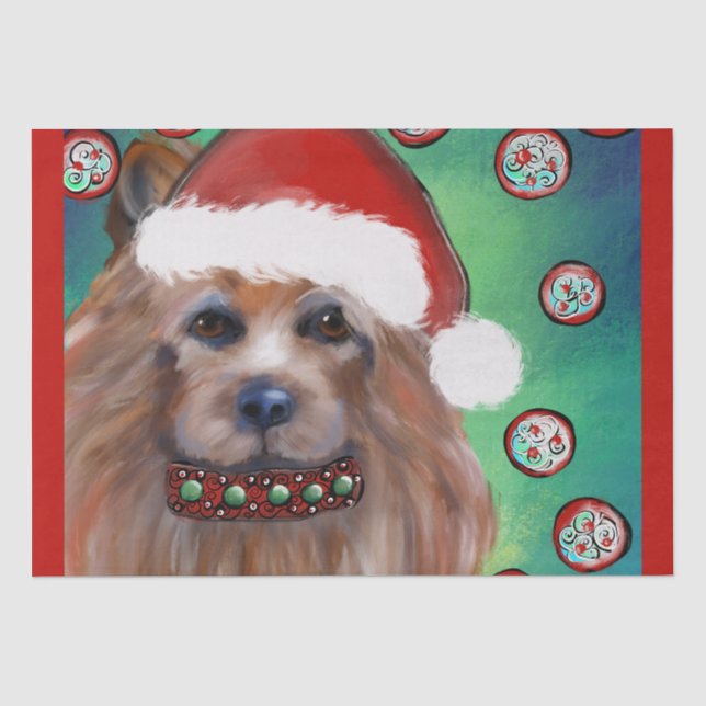  AUSTRALIAN TERRIER TISSUE PAPER (Front)