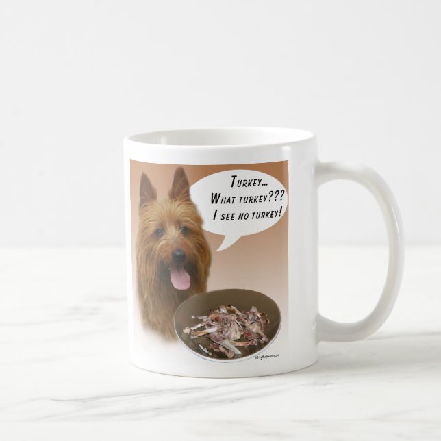Australian Terrier Turkey Coffee Mug (Right)
