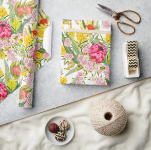 Australian Tropical Summer Wrapping Paper