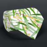 Australian Wattle Pattern Tie<br><div class="desc">This Australian watercolor tie features a beautiful yellow wattle blooms seamless pattern. It's perfect for office wear,  weddings,  special events,  or as a gift for wattle lovers!</div>