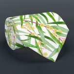 Australian Wattle Pattern Tie<br><div class="desc">This Australian watercolor tie features a beautiful yellow wattle blooms seamless pattern. It's perfect for office wear, weddings, special events, or as a gift for wattle lovers!</div>