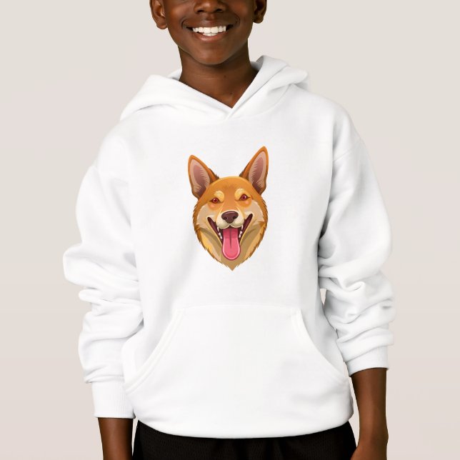 Australian wild dog dingo head (Front)