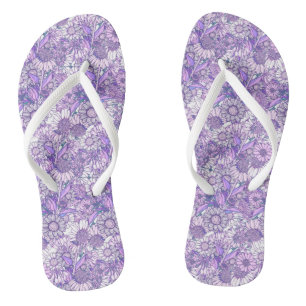 Australian Wildflower Garden Thongs