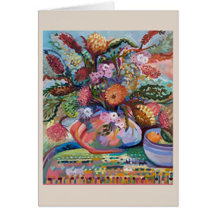 Australian wildflowers art print