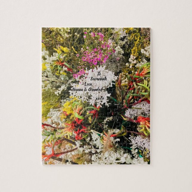 Australian Wildflowers Jigsaw Puzzle (Vertical)