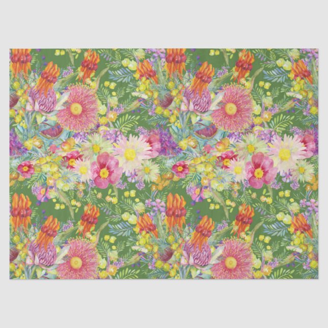 Australian Wildflowers Tissue Paper (Front)