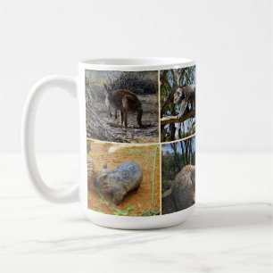 Australian Wildlife Collage, Coffee Mug