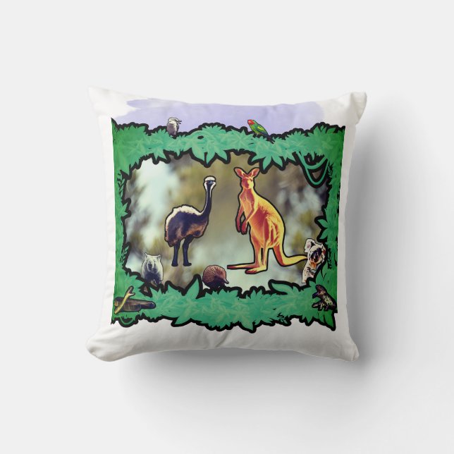 Australian Wildlife Cushion (Front)