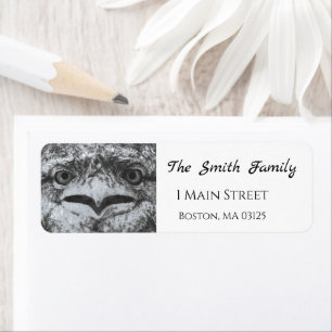 Australian Wildlife, Nature's Curmudgeon, Animal Return Address Label