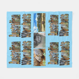 Australian Wombats Name And Images, Fleece Blanket