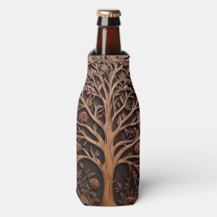 Australian Woodlands: 3D Warah Tree Wood Print, Bottle Cooler