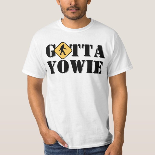 Australian Yowie bigfoot T-Shirt (Front)