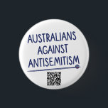 Australians Against Antisemitism - Pin / Button<br><div class="desc">Show your support for a strong and united Australia against antisemitism with this exclusive design, part of Never Again is Now (neveragainisnow.com.au). Featuring the bold statement ‘Australians Against Antisemitism’, this hat is the perfect way to stand up, speak out, and show solidarity. Wear or display it at our events, in...</div>