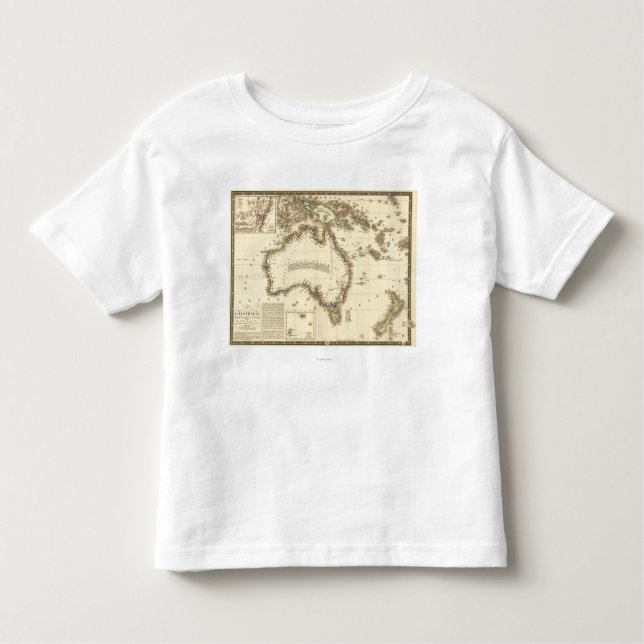 AustraliaPanoramic MapAustralia 2 Toddler T-Shirt (Front)