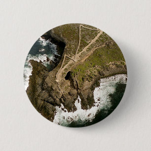 Australia's Coast: Admiral's Arch,Kangaroo Island 6 Cm Round Badge