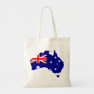 australia's flag tote bag