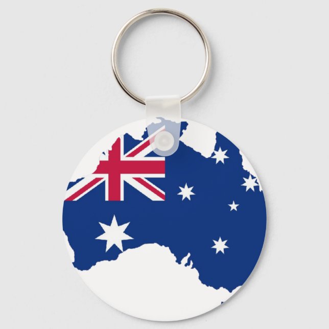 Australien Flagge Australia Style Design Key Ring (Front)