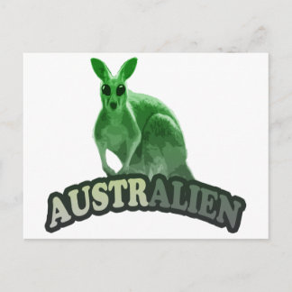 AustrAlien t-shirt Postcard