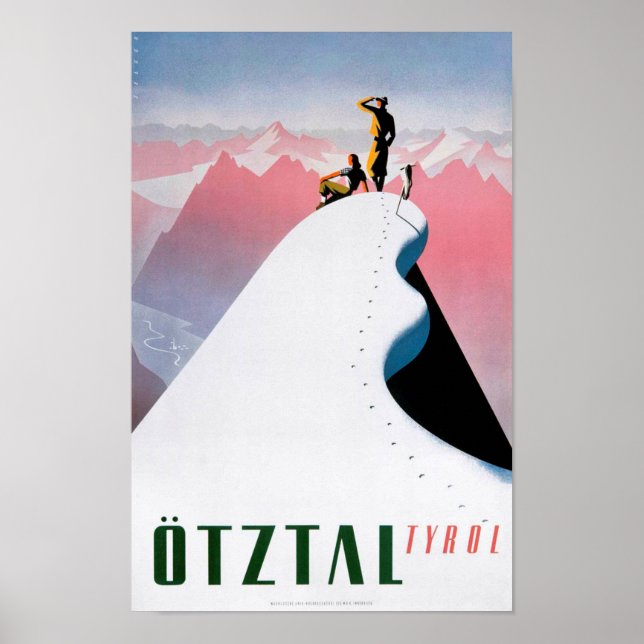 " Austria: 1930s/today Tyrol - Winter journey Poster (Front)