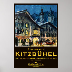 " Austria: 1938/today Tyrol - Casino Kitzbühel Poster