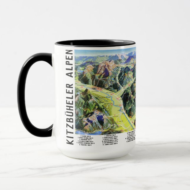 " Austria: 2021/today - Kitzbühel/Zillertal ... Mug (Left)