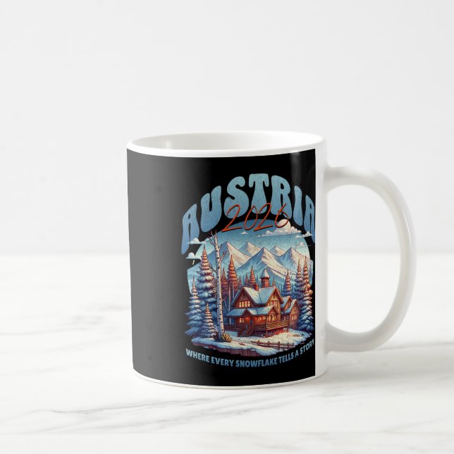 Austria 2026 Trip! Matching Austrian Vacation  Coffee Mug (Right)