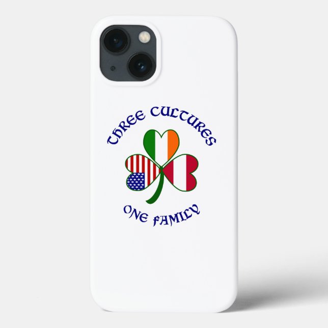 Austria 3 Cultures 1 Family Case-Mate iPhone Case (Back)