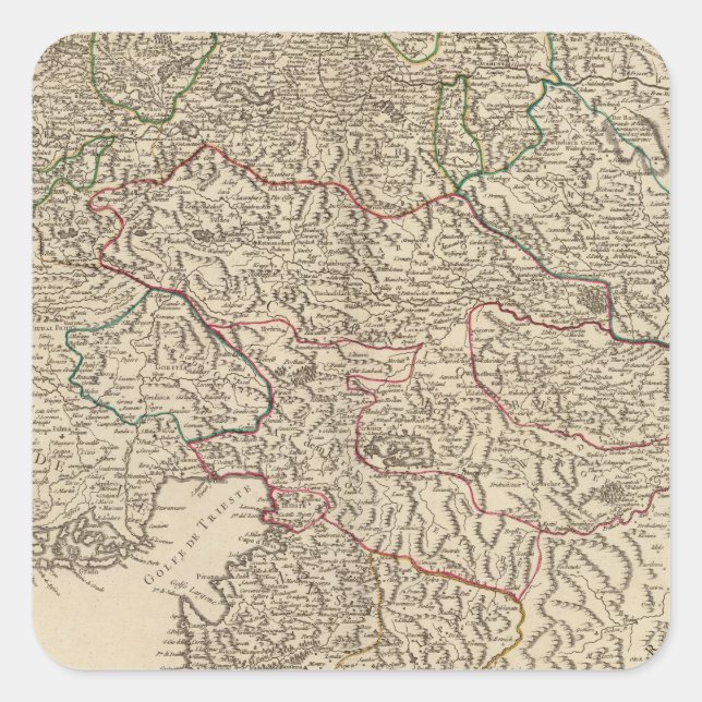 Austria 4 square sticker (Front)