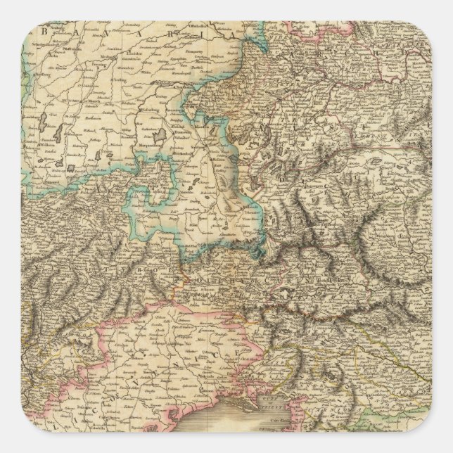 Austria 5 square sticker (Front)