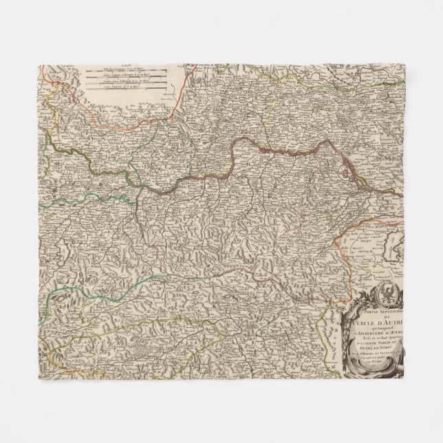 Austria 6 fleece blanket (Front (Horizontal))