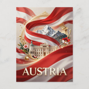 Austria Alpine Vienna Heritage Postcard