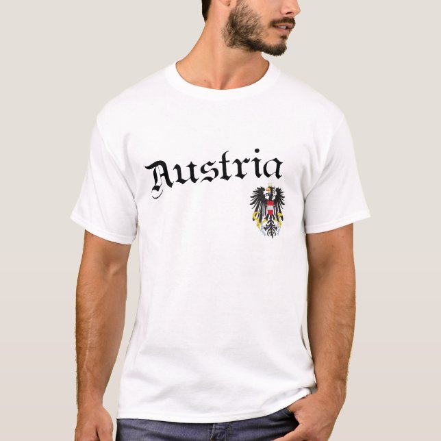 Austria and Coat of Arms T-Shirt (Front)
