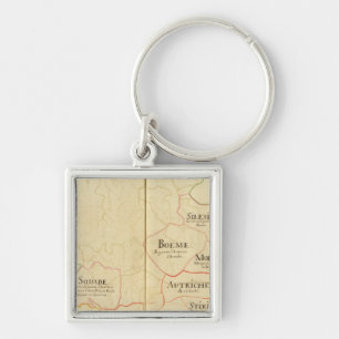 Austria and Czech Republic Key Ring