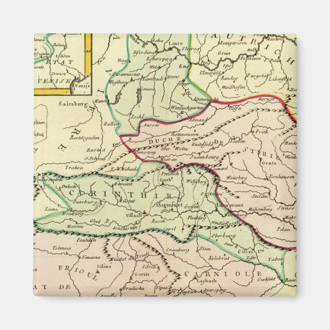 Austria and Slovenia Magnet (Front)