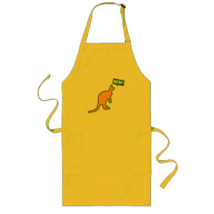 Austria Australia funny design Long Apron