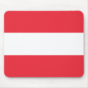 Austria (Austrian) Flag Magnet Mouse Pad