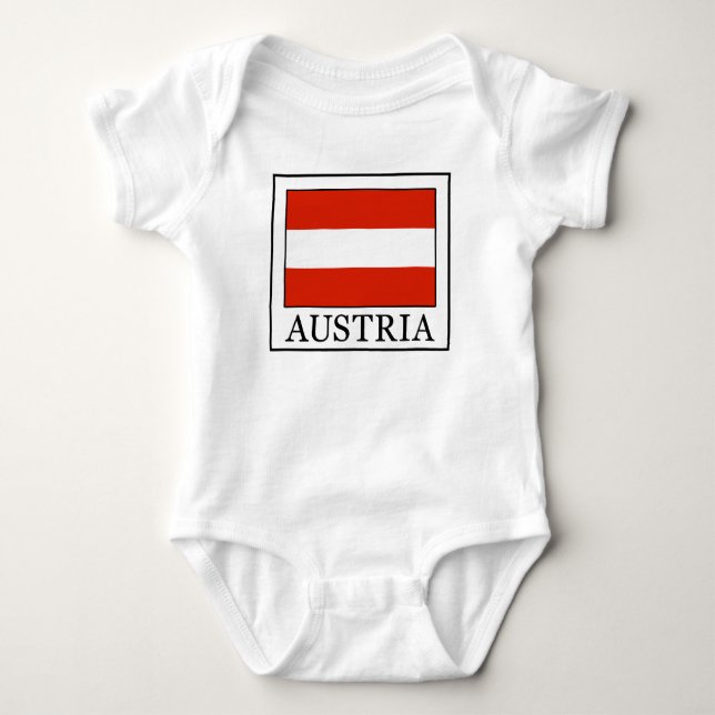 Austria Baby Bodysuit (Front)