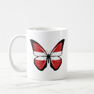 Austria Butterfly Flag Coffee Mug