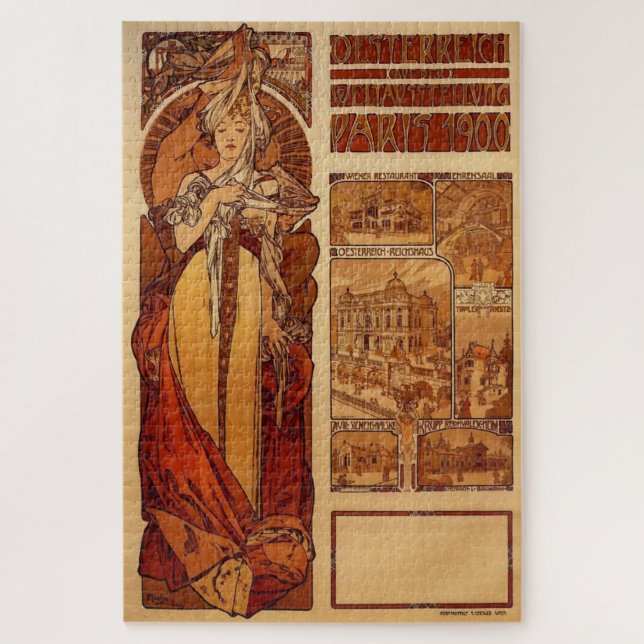 Austria by Alphonse Mucha Jigsaw Puzzle (Vertical)