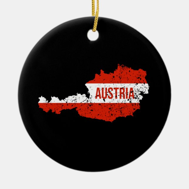 Austria Ceramic Ornament (Front)