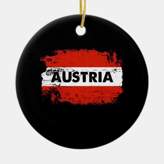 Austria Ceramic Ornament (Front)