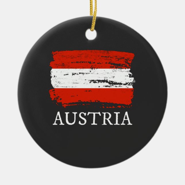 Austria Ceramic Ornament (Front)