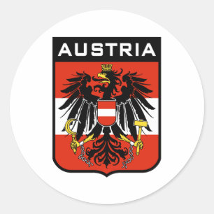 Austria Classic Round Sticker