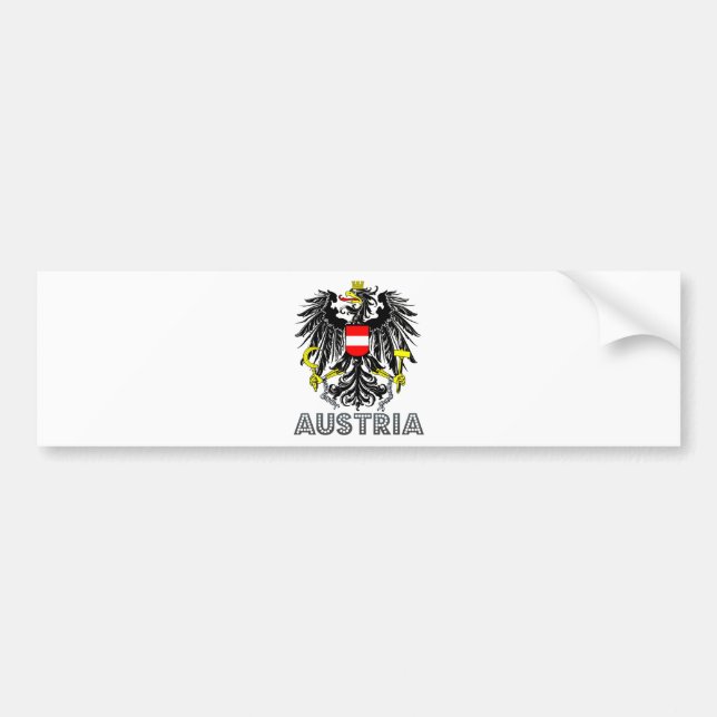 Austria Coat of Arms Bumper Sticker (Front)