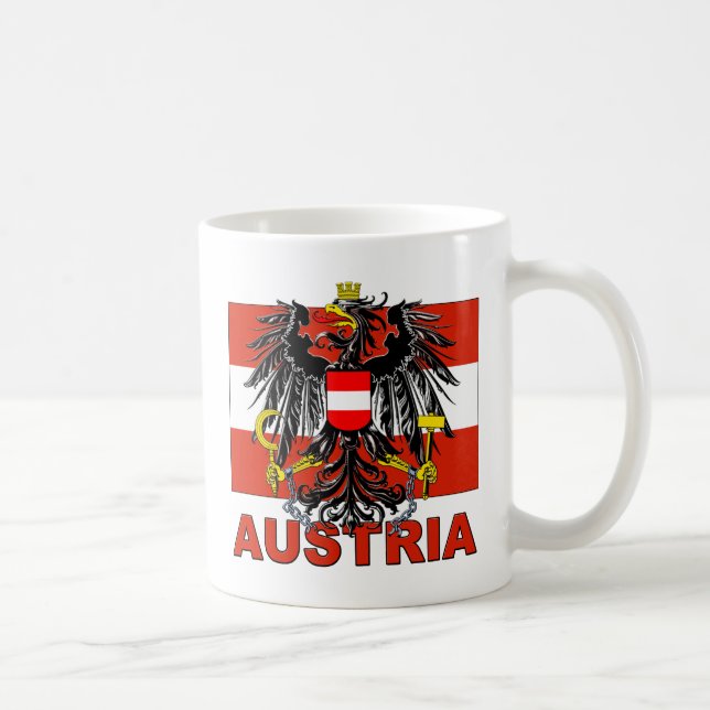 Austria Coat of Arms Coffee Mug (Right)