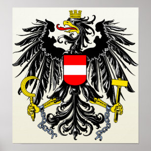 Austria Coat of Arms detail Poster