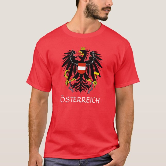 Austria Coat of Arms "Österreich" T-Shirt (Front)