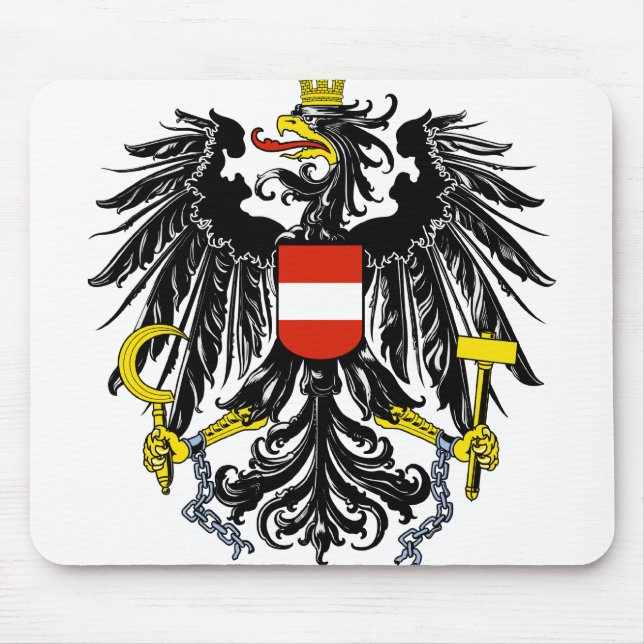 austria emblem mouse pad (Front)